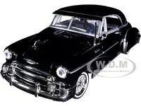 1950 Chevrolet Bel Air Lowrider Black "Get Low" Series 1/24 Diecast Model Car by Motormax