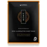 KORIKA Rozjasňujúca plátienková maska Korean Heritage (Skin Illuminating Sheet Mask) 25 g