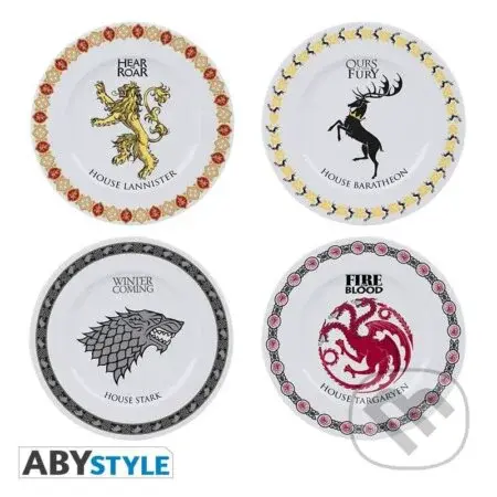 Game of Thrones - Porcelánové taniere sada 4 ks