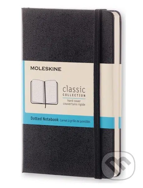 Moleskine - čierny zápisník (malý, bodkovaný)