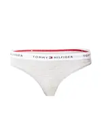 Tommy Hilfiger Underwear Tangá  námornícka modrá / sivá melírovaná / tmavočervená / biela