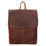 Vintage dámský kožený batoh Greenwood Marta - světle hnědá