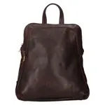 Kožený dámský batoh SendiDesign Tinna - hnědá