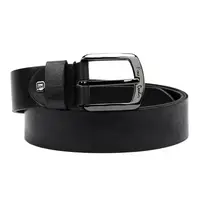 Pánsky kožený opasok Pierre Cardin Ron - čierna