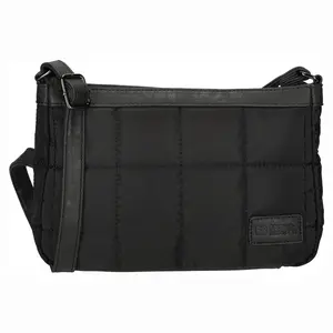 Elegantná prešívaná dámska crossbody kabelka Enrico Benetti Beátes - čierna