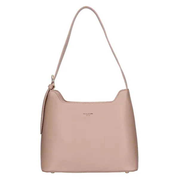 Dámska kabelka David Jones Nessa - béžovo-růžová