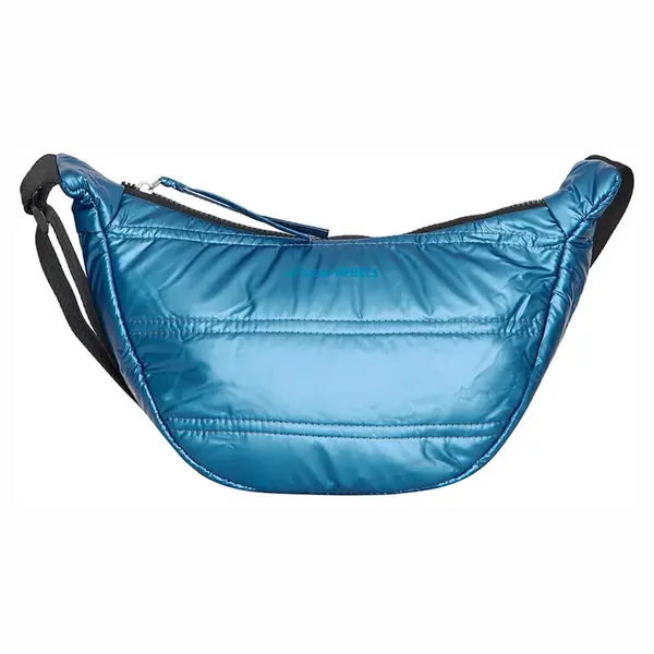 Lesklá Crossbody dámska kabelka New Rebels Tinna - modrá