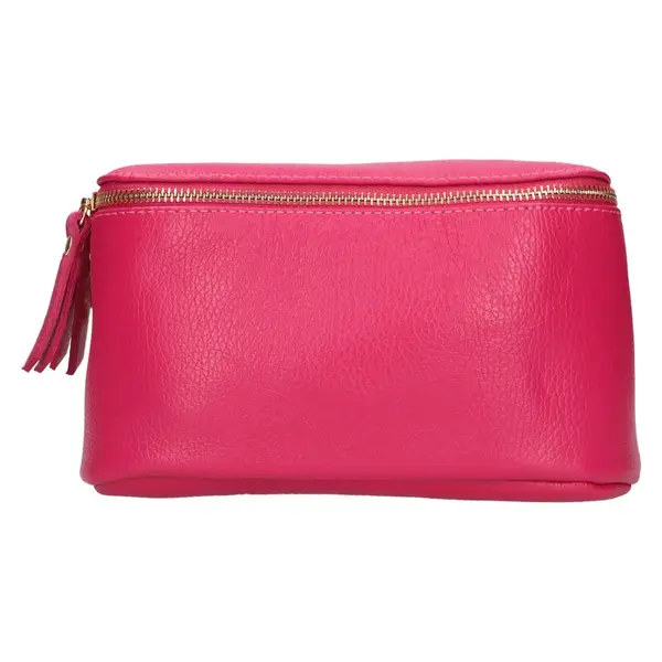 Dámska kožená ľadvinka Italia Milagros - sýto ružový