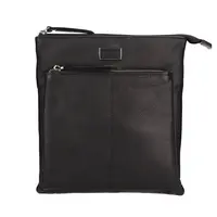 Dámska kožená crossbody kabelka Lagen Amara - čierna