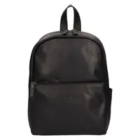 Trendy kožený batoh Greenwood Hagia - černá