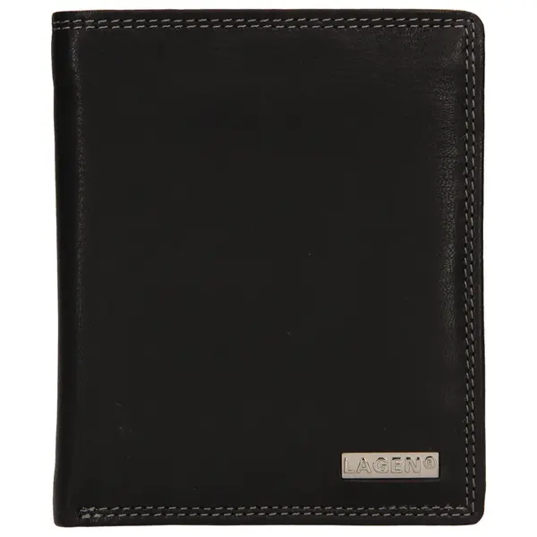 Pánská kožená peněženka Lagen Olsenn - černá
