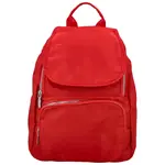 Trendy dámský textilní batoh Lauris, červený