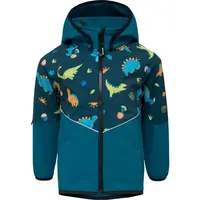 UNUO SLIM Detská softshellová bunda, tyrkysová, veľkosť 86-92