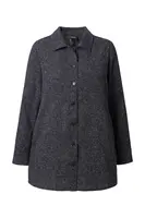 Ulla Popken Blúzka  čierna melírovaná