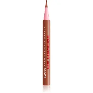 NYX Professional Makeup Lip Lingerie fix na rty pro dlouhotrvající efekt odstín 02 Naughty Nude 1 ml