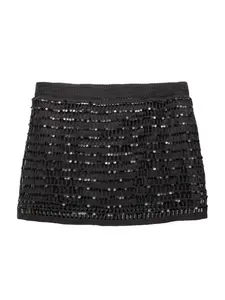 Pull&Bear Sukňa  čierna