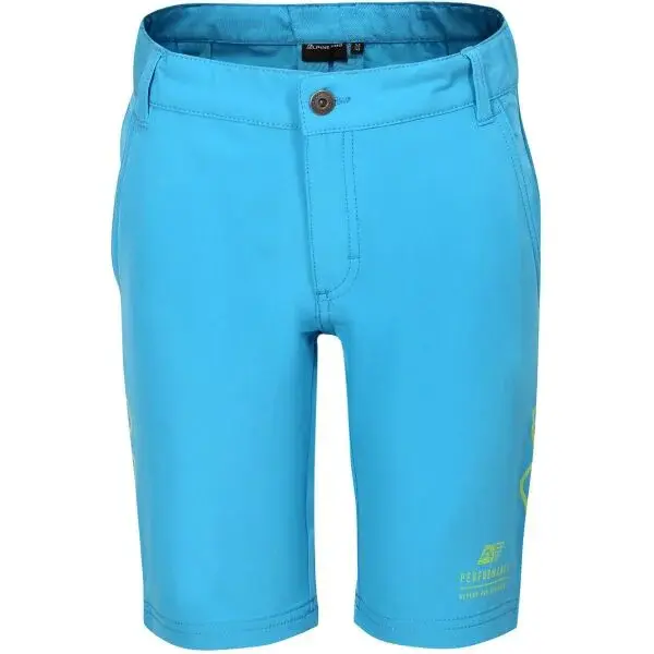 ALPINE PRO COLO Detské šortky, svetlomodrá, veľkosť 128-134