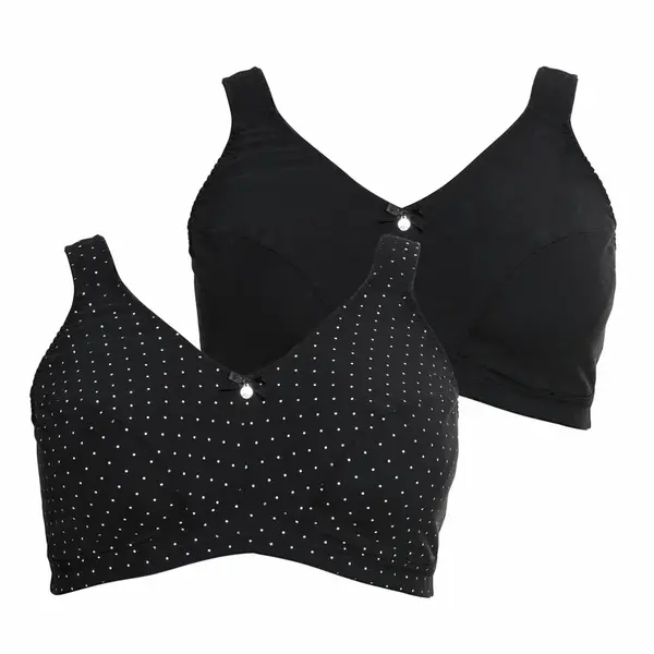 SHEEGO Zmenšujúca podprsenka  čierna / biela