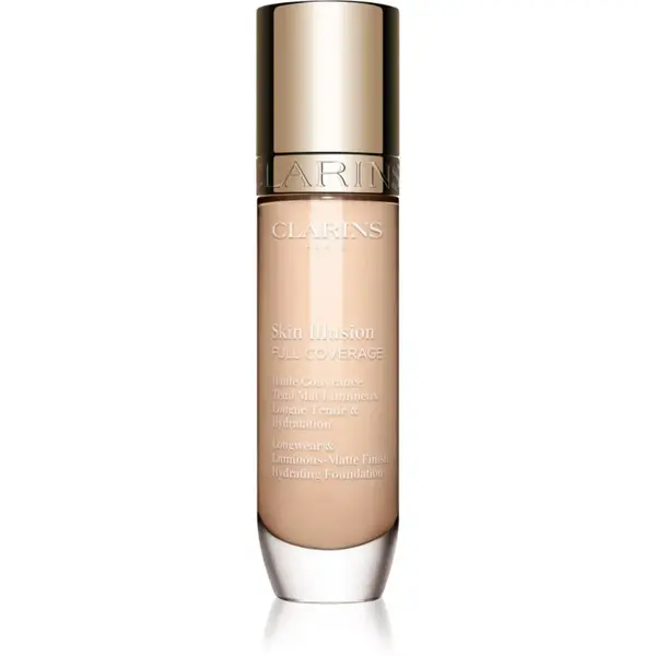 Clarins Skin Illusion Hydrating Foundation vysoko krycí make-up odtieň 100.5W 30 ml