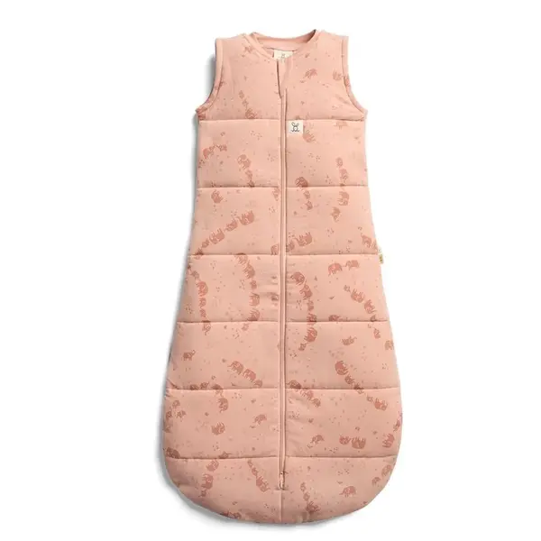 ERGOPOUCH Vak na spanie organická bavlna Jersey Elephant Parade 3-12 m, 6-10 kg, 2,5 tog