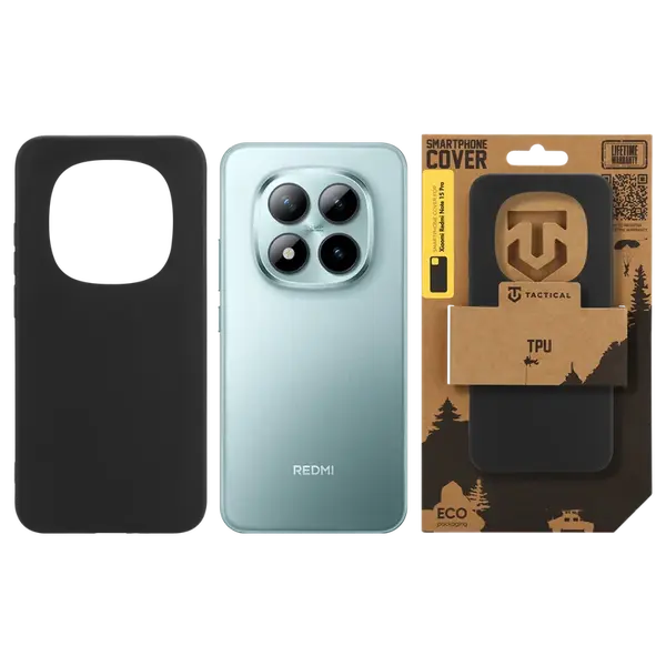 Zadní kryt Tactical pro Xiaomi Redmi Note 15 Pro 5G, černá