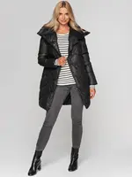 PERSO Woman's Women's winter quilted herringbone down coat