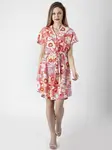 PERSO Woman's Women's dress with short kimono sleeves