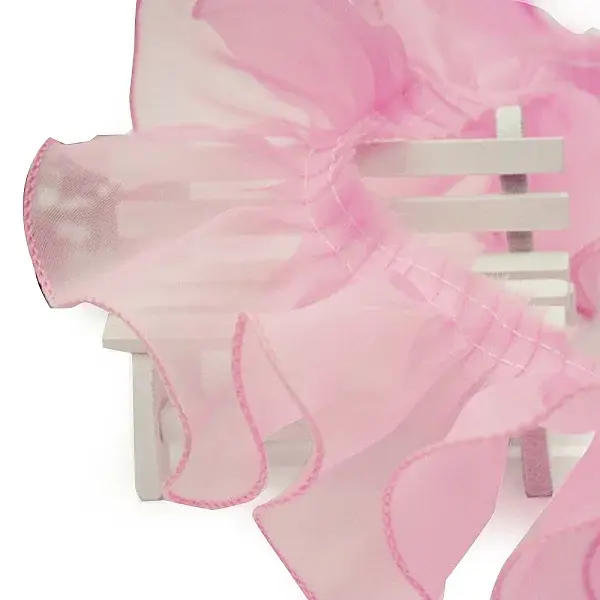 Polyester Lace Ribbons Pleated Garment Accessory