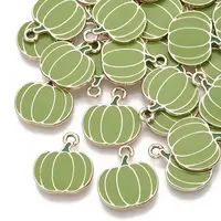 Autumn Theme Alloy Enamel Pendants