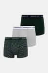 Boxerky Gant 3-pack zelená barva, 902533053