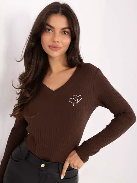 Blouse-RV-BZ-A1055.29P-dark brown