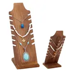Wooden Slant Back Necklace Display Board
