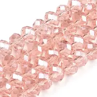 Electroplate Glass Beads Strands