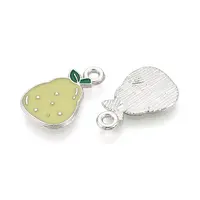 Fruit Alloy Enamel Charms