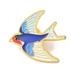 Golden Bird Enamel Pins