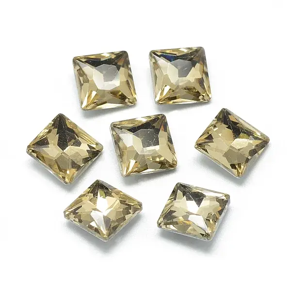 Pointed Back Glass Rhinestone Cabochons