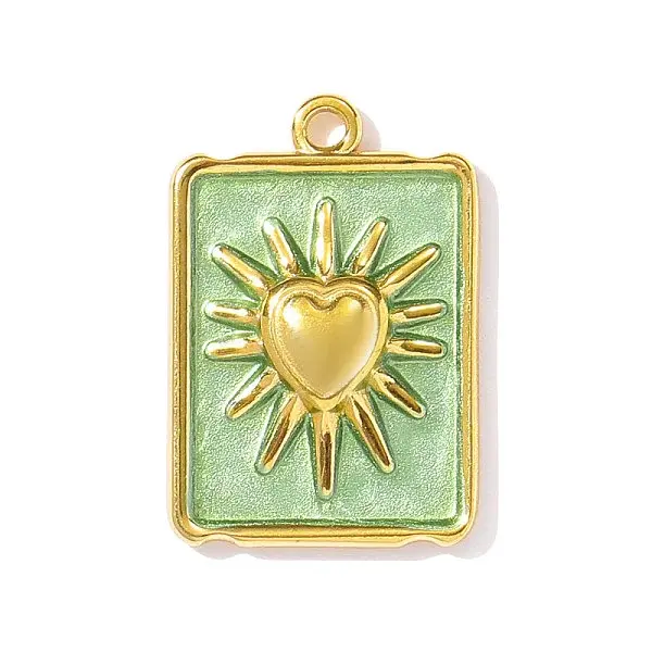 304 Stainless Steel Enamel Pendants