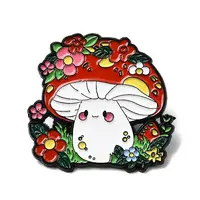 Mushuroom Enamel Pins