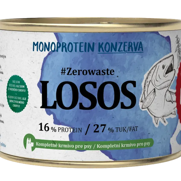 PET FARM FAMILY ZeroWaste Losos - konzerva pro psy 180 g