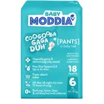 MODDIA BABY Plenkové kalhotky 6 XL (14–19 kg), 18 ks