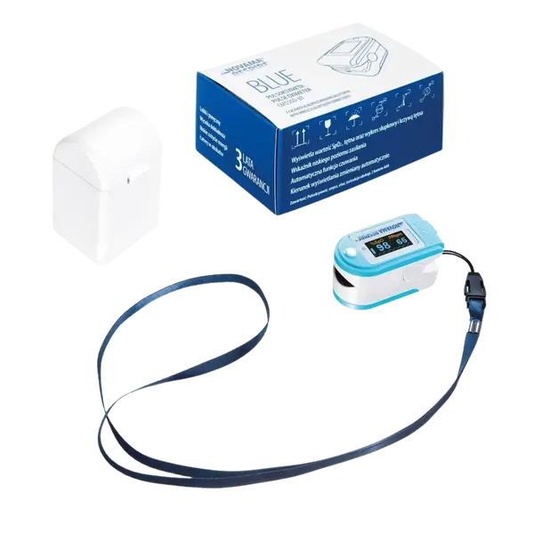 NOVAMA Pulzný oximeter s Bluetooth Respire Blue CMS50D-BT