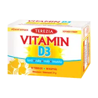 TEREZIA Vitamin D3 1000 IU 90 tobolek