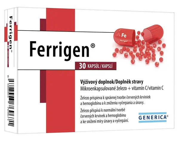 GENERICA Ferrigen 30 kapslí