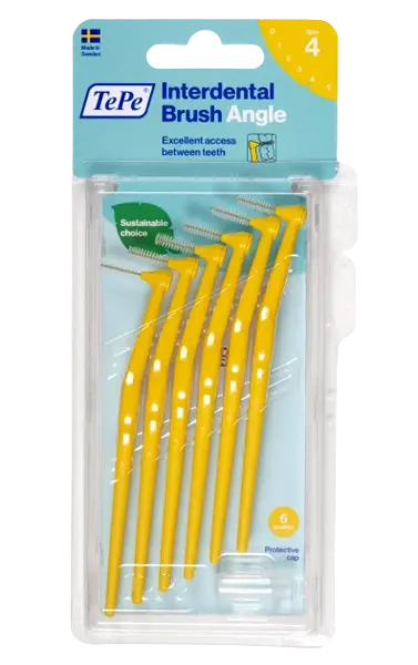 TEPE Mezizubní kartáčky Angle žluté 0.7 mm 6 ks