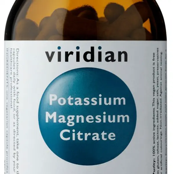 VIRIDIAN Potassium Magnesium Citrate 90 kapslí