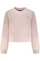 Růžová dámská mikina bez kapuce