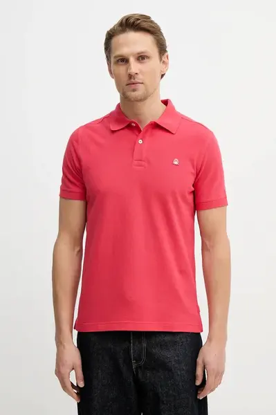 Bavlněné polo tričko United Colors of Benetton