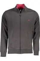 US GRAND POLO MEN'S GRAY ZIP SWEATSHIRT