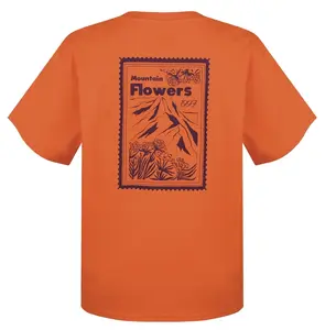 Husky Tee Stamp L XL, orange Dámské bavlněné triko