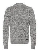 BLEND Sveter  sivá melírovaná